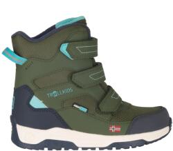 Trollkids Детски зимни ботуши Trollkids Kid's Lofoten Winter Boots XTS Winter boots - Dusky Olive / Mystic Blue - размер 29 (EU) (702-4706-0112)