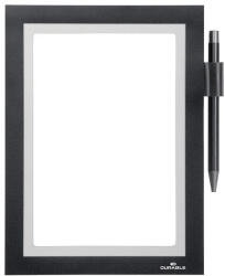 Durable Infókeret A5, öntapadó hátlap, mágneses záródás Duraframe® Note fekete (DU499401) - irodaszerpiac