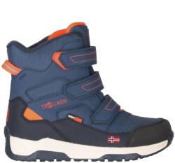 Trollkids Детски зимни ботуши Trollkids Kid's Lofoten Winter Boots XTS Winter boots - Nordic Blue / Flame Orange - размер 34 (EU) (702-4706-0417)