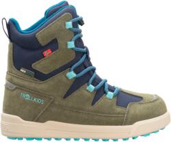 Trollkids Детски зимни ботуши Trollkids Kid's Finnmark Winter Boots - Pine Green / Mystic Blue - размер 29 (EU) (702-2964-0512)