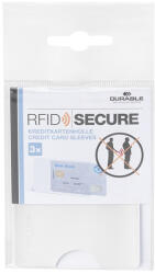 Durable Bankkártya tok 54x86mm, 1 db-os RFID védelem 3 db/csomag, Durable (DU890319)