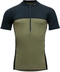 Devold Мъжко мериносово термобельо Devold Lauparen Merino 190 Zip Tee Merino base layer - Ink / Lichen / Black - размер XXL (015-2115-0115)