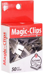 ICO Iratcsíptető fűzőkapocs 6, 4mm, 50 db/doboz, Ico Magic clipper (7570003000) - irodaszerpiac