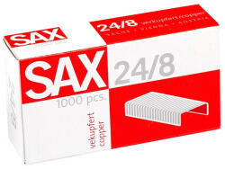 Sax Tűzőkapocs, 24/8, réz, Sax (7330002000) - irodaszerpiac