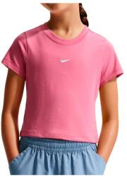 Nike Детска тениска Nike Girl's Sportswear Big Kids Cropped T-Shirt - Peony - размер XL (704-6538-0115)
