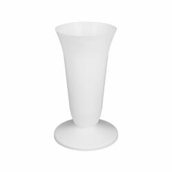 Il-pe Sírváza temetői váza talpas 16 x 29 cm műanyag fehér (53612) - irodaszerpiac