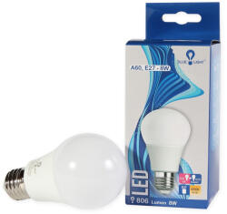 BLUE LIGHT Led 8W A60, E27 806 lm 4000k Blue Light (LEDBL852) - irodaszerpiac