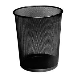 Bluering Fémhálós papírkosár 20 liter 29, 5x33cm, nagy Bluering® fekete (PAPIRKFEMHNAGY)