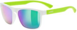 uvex Детски слънчеви очила Uvex Kid's Rookie Cat. 3 (VLT 11%) Sunglasses - White / Lime Matt - размер One Size (205-6238-0111)