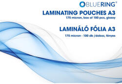Bluering Lamináló fólia A3, 175 micron 100 db/doboz, Bluering® (LAMMA3175MIC) - irodaszerpiac