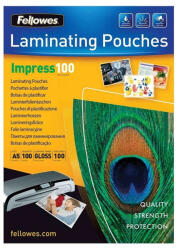 Fellowes Lamináló fólia, A5, 100 mikron, fényes, 100 db/doboz, (5351002) - irodaszerpiac