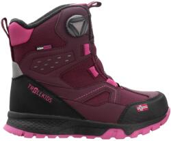 Trollkids Детски зимни ботуши Trollkids Kid's Kirkenes Winter Boots - Redwood / Magenta - размер 39 (EU) (702-3484-0422)