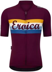Santini Фланелка с къс ръкав за колоездене Santini Eroica Timo S/S Jersey Cycling jersey - Bordeaux - размер 3XL (056-4380-0117)