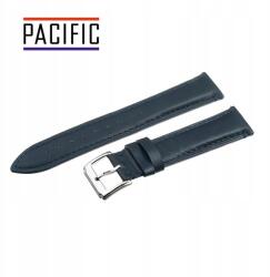 Pacific Bőrszíj Pacific W89L 20 mm sötétkék, ezüst csat (W89L - 5 - 20)