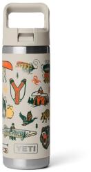 YETI Термо бутилка Yeti coolers Rambler Bottle C Straw Insulated bottle - Summer Graphic Cape Taupe - размер 532 ml (533-2087-0911)