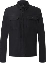 super. natural Мъжка риза с копчета Super. natural Alpine Active Overshirt Shirt - Jet Black (033-2845-0211)
