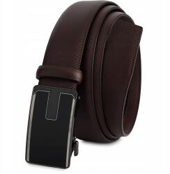 Beltimore Öv férfi bőr nadrág farmer casual automata barna bőr Beltimore (53-551darkbrown_125)
