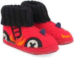 Haflinger Детски пантофи Haflinger Kid's Hüttenschuh Feuerwehr Slippers - Brick Red - размер 23 (EU) (702-6031-0111)