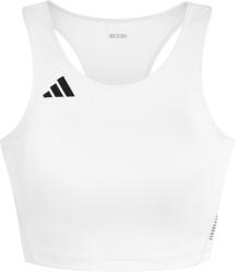 adidas Дамски спортен сутиен adidas Women's ADIzero Essentials Running Crop Top Sports bra - White (114-4086-0213)