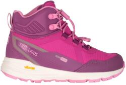 Trollkids Детски туристически обувки Trollkids Kid's Skarvan Hiker Mid XT Walking boots - Bright Berry / Fresh Berry / Candy Pink - размер 28 (EU) (702-4131-0711)