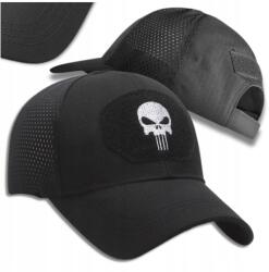 EdiBazzar Baseball sapka Punisher Baseball sapka Fekete Férfi hálós sapka Hímzés (Bejsbolówka PUNISHER Czapka z daszkiem)