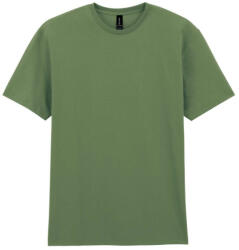 Gildan GI3000 körkötött rövid ujjú férfi pamut póló Military Green-5XL (gi3000mi-5xl)