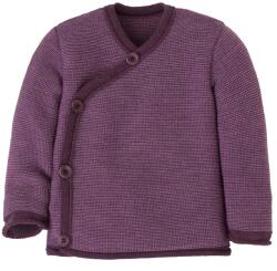 disana Детско вълнено яке disana Kid's Mélange Jacket Merino jacket - Aubergine / Flieder - размер 74/80 (EU) (703-2860-1112)