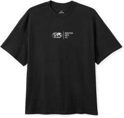 Brixton Мъжка тениска Brixton Globe HW Relaxed Tee T-shirt - Black Classic Wash (216-6965-0113)