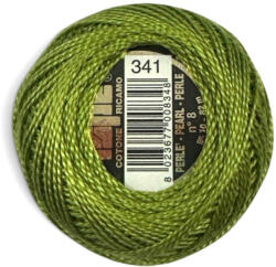  Ispe Perle hímzőfonal 10g 341 - Levélzöld