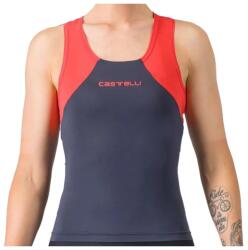 Castelli Дамски потник за колоездене Castelli Women's Sole Top Cycling singlet - Twilight Blue / Hibiscus - размер XS (156-2385-0311)