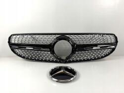 Dac Mercedes Glc W253 253 Lift Grill Első Sárvédő Fekete Embléma 2019-