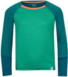Trollkids Детска спортна тениска Trollkids Kid's Seiland Longsleeve Sport shirt - Sea Green / Lagoon Green / Sahara Sunset - размер 164 (EU) (704-4653-0319)