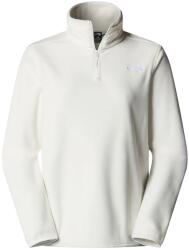The North Face Дамски поларен пуловер The North Face Women's Glacier Fleece 1/4 Zip Jacket Fleece jumper - White Dune (105-6474-0614)