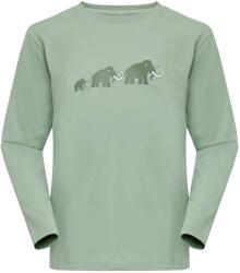 Mammut Детска блуза с дълъг ръкав Mammut Kid's Mammut Core Longsleeve Logo Longsleeve - Willow - размер 128 (EU) (704-5544-0413)