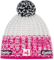 Eisbär Зимна шапка (beanie) Eisbär Refocus Pompon Ski Austria Beanie - Pittipink / White - размер One Size (904-5486-0311)