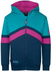TROLLKIDS Детско яке за тренировка Trollkids Girl's Flekkefjord Jacket Training jacket - Madeira Blue / Dark Turquoise / Bright Berry - размер 176 (EU) (704-5510-0219)