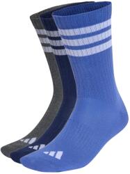 adidas Мъжки спортни чорапи adidas 3-Stripes Essential Concept Crew 3-Pack Sports socks - Dual Indigo / Dark Grey Heather / Blue / White - размер 46-48 (EU) (207-1480-0715)