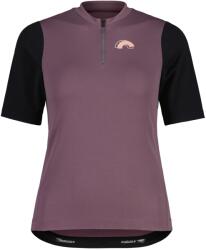 Maloja Фланелка с къс ръкав за колоездене Maloja Women's ArlersteinM. Cycling jersey - Stormy Lilac Multi (156-3038-0413)