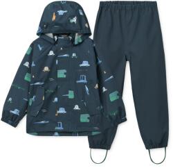 LIEWOOD Детска грейка LIEWOOD Kid's Pedia Rainwear Set Rain set - Cars / Classic Navy - размер 128 (EU) (702-5859-0115)