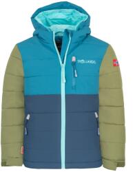 TROLLKIDS Детско ски яке Trollkids Kid's Hemsedal Snow Jacket XT Ski jacket - Dark Purple / Black / Mallow Pink - размер 128 (EU) (703-4665-0817)