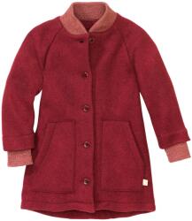 disana Детско вълнено яке disana Kid's Walk Coat - Cassis - размер 110/116 (EU) (703-4130-0112)