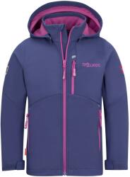 TROLLKIDS Детско софтшел яке Trollkids Girl's Balestrand Jacket Softshell jacket - Violet Blue / Mallow Pink - размер 122 (EU) (703-4379-0321)