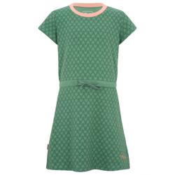Trollkids Детска рокля Trollkids Girl's Noresund Dress - Leaf Green / Dahlia - размер 110 (EU) (701-2603-0113)