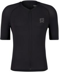 Stoic Мъжка фланелка с къс ръкав за колоездене Stoic DalslandSt. Gravel Jersey S/S Cycling jersey - Black (056-4252-0111)