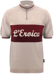 Santini Фланелка с къс ръкав за колоездене Santini Eroica Vino Wool Jersey Cycling jersey - Cappuccino - размер XXL (056-3918-0215)