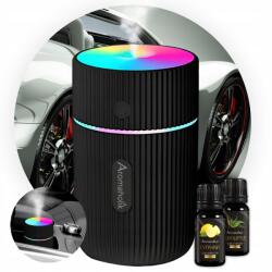Aromaholik Usb Led autós párásító Autóillatosító Aromaterápiás diffúzor
