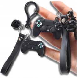EdiBazzar PlayStation kontroller kulcstartó fiúknak ajándékba, játék konzol kulcstartó medál