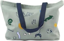 LIEWOOD Детска чанта за рамо Liewood Kid's Big Totebag Shoulder bag - Play / Dusty Peppermint - размер 54 x 37 cm (510-6517-0411)
