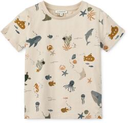 LIEWOOD Детска тениска LIEWOOD Kid's Apia Printed Shortsleeve T-Shirt - Sea Creature / Sandy - размер 98/104 (EU) (704-5717-0316)