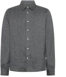 KnowledgeCotton Apparel Мъжка риза с копчета KnowledgeCotton Apparel Regular Fit Dobby Look Shirt - Forrest Night - размер 3XL (033-2929-0216)